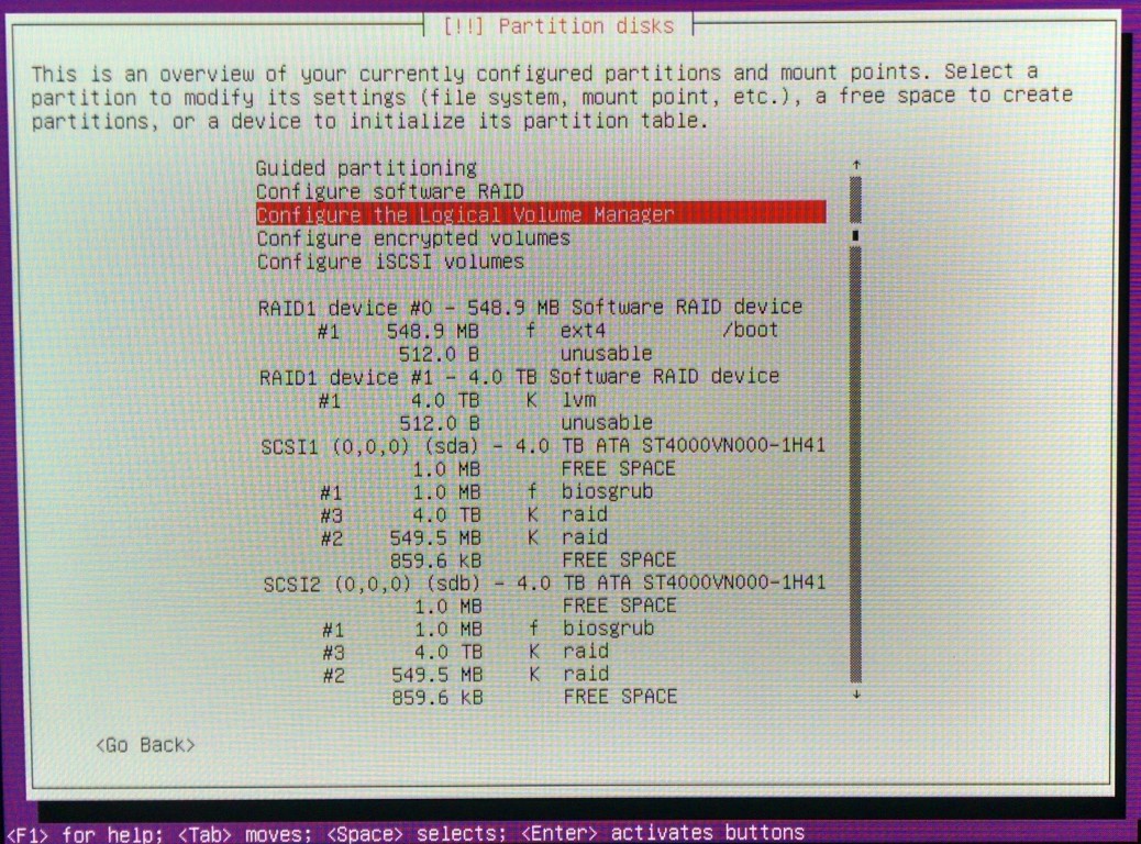 Ubuntu RAID config
